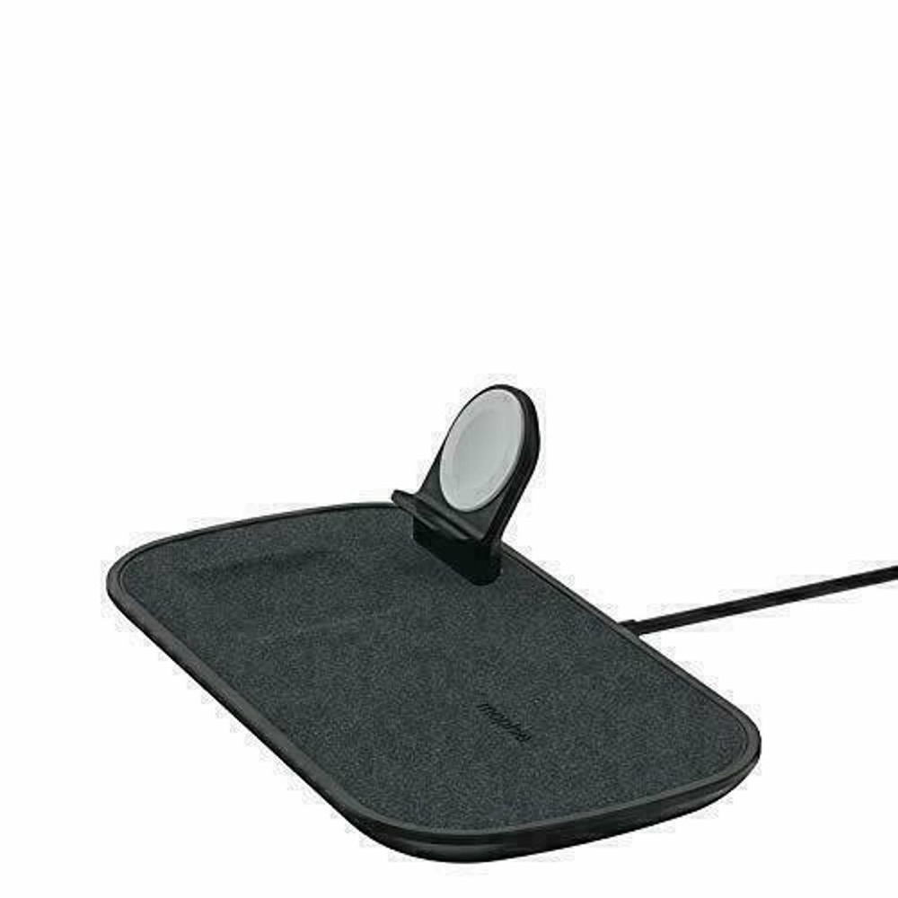 Mophie 3-in-1 Wireless Charging Pad for iPhone, Air Pods, and Apple Watch, Black